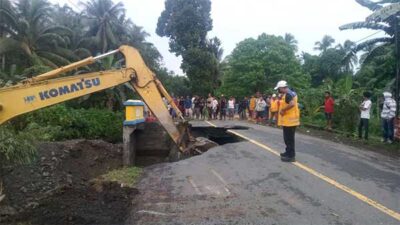 BPJN Maluku Gerak Cepat Atasi Putusnya Akses Transportasi Trans Seram