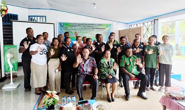 DP3AKB Biak Kukuhkan Tim Satgas PPA Kamorfuar