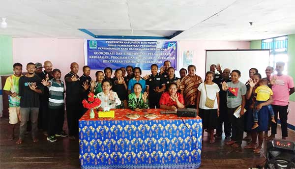 DP3AKB Biak Kukuhkan Tim Satgas PPA Manswam