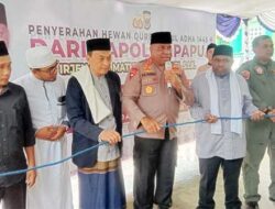 Hadiri Tabligh Akbar-Serahkan Qurban di Biak, Kapolda Papua Ajak Dukung Pilkada Damai