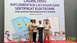 BPN Kota Sorong Launching Layanan Sertifikat Elektronik, Perdana di Tanah Papua 5 IMG 20240620 WA0026