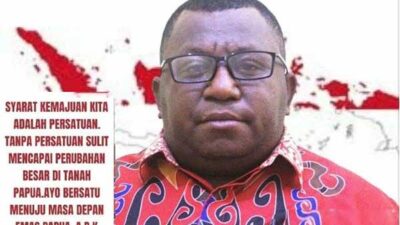 Anggota Fraksi Otsus DPR Papua Barat Agustinus Kambuaya / Foto : Ist