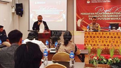 KPU PBD Pastikan Kesiapan PSU 2 TPS di Malawele Aimas