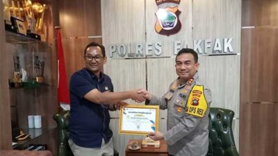 Kapolres AKBP Hendriyana Kepala Kantor KPPN Fakfak
