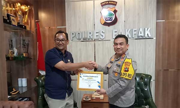 Kapolres AKBP Hendriyana Kepala Kantor KPPN Fakfak