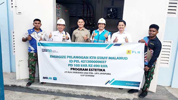 PLN Tambah Daya Lanud Silas Papare4