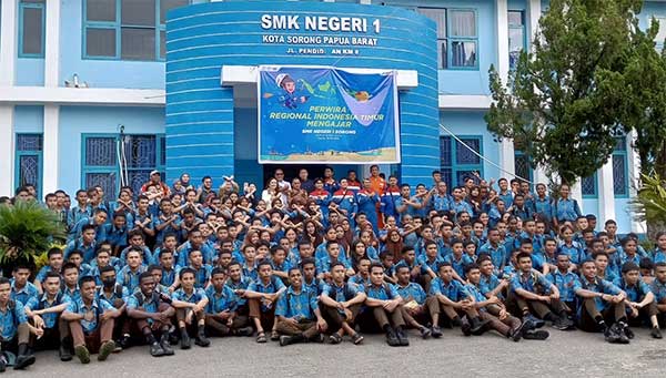 Pertamina EP Papua Berbagi Pengalaman Industri Hulu Migas di SMKN I Kota Sorong 3 Pertamina PEP SMKN 1 Kota Sorong2