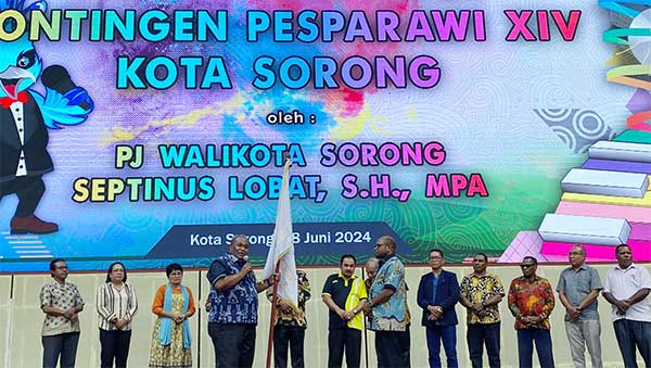 Pj Walkot Sorong Lepas Kont Pesparawi XIV PB PBD2 1