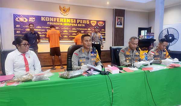 Polresta JPR Kota Ringkus Tersangka Sabu 1.3M