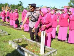 Jelang Hari Bhayangkara ke 78, Jajaran Polresta Sorong Kota Gelar Ziarah