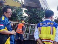 BPJN Maluku Pastikan Pekerjaan Jembatan Bailey Dusun Air Buaya Kairatu Rampung