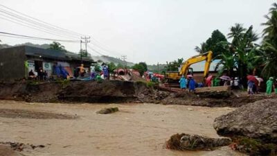 BPJN Maluku Segera Bangun Kembali Jembatan Darurat di Dusun Air Buaya Kairatu