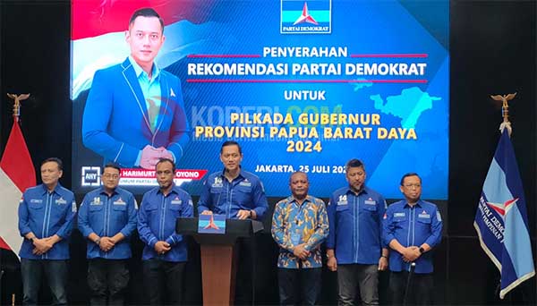 Serahkan B1.KWK Demokrat, AHY Jagokan API Menangi Pilgub PBD 2 Demokrat Rekom AFU PIT2