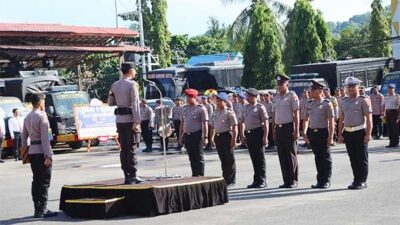 Kapolresta Sorong Kota Pimpin Upacara Kenaikan Pangkat 48 Personil, 2 Sandang AKP