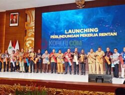 Launching Perlindungan Pekerja Rentan 2 Provinsi, Kuncoro Apresiasi Dukungan Pemda