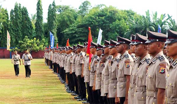 Kapolda Lantik Resimen 51 MDF Polda Papua