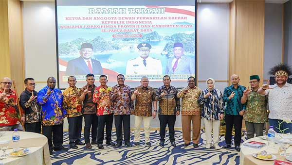 Ketua DPD RI La Nyala Mataliti Temu Forkopomda PBD