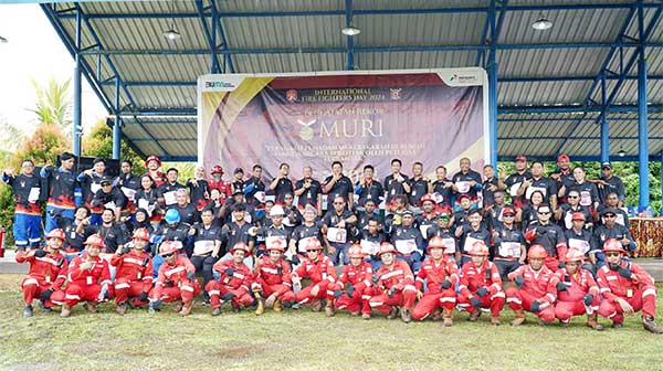 Kilang Kasim Rekor MURI Peragaan Pemadaman