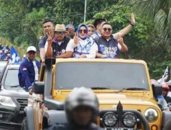 Pasangan MI-BMW Tiba di Ambon, Disambut Ratusan Pendukung