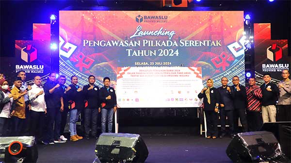 Pengawasan Pilkada 2024 di Maluku di Launching