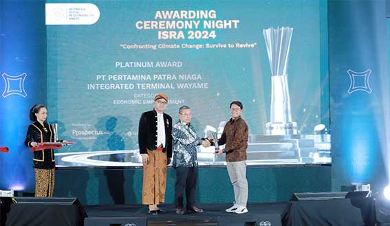 Pertamina Pamalu Raih Penghargaan ISRA 2024