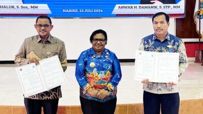 Pj Gub PT Pesawat TransNusa masuk Nabire