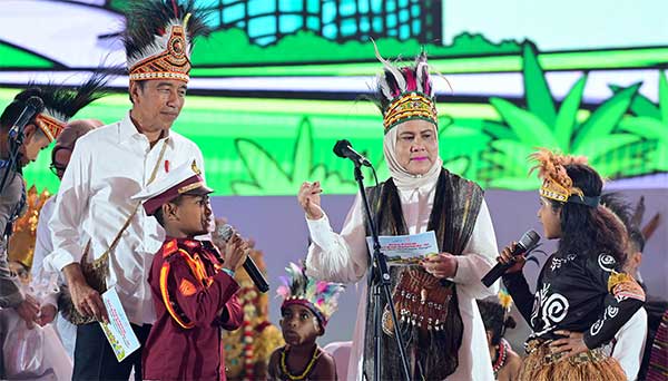 Presiden Jokowi HAN 2024 di Papua