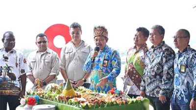 Perayaan 22 Tahun Berbakti: Potong Tumpeng di Kantor Perwakilan SKK Migas Pamalu