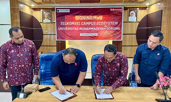 Telkomsel UM Sorong Teken PKS