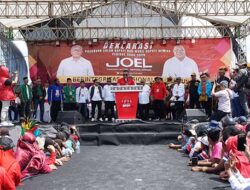 9 Parpol Deklarasi Dukung JOEL di Pilkada Mimika, Diwarnai Prosesi Adat Amungme-Kamoro