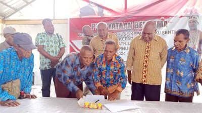 Gabungan Tokoh Adat Sentani Dukung MDF