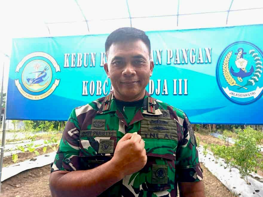 Komandan Lantamal XIV Sorong, Laksamana Pertama TNI Deny Prasetyo/Foto: Suzan