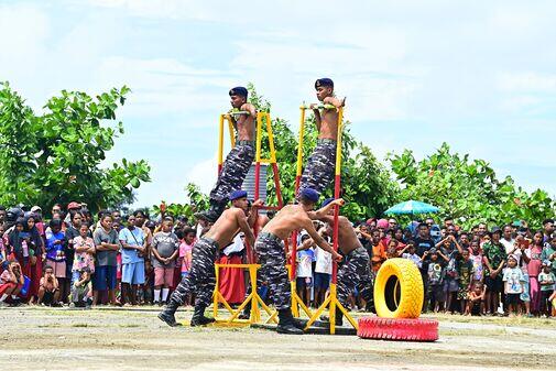 Dihadapan KSAL, Siswa Satdik 3 Tunjukan Kemampuan Beladiri dan Jalaraga 3 IMG 20240810 WA0019 optimized 50