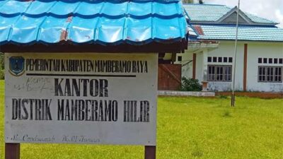 Kantor Distrik Mamberamo Hilir Dipalang Karena Tak Gelar HUT RI, Terungkap Fakta Ini