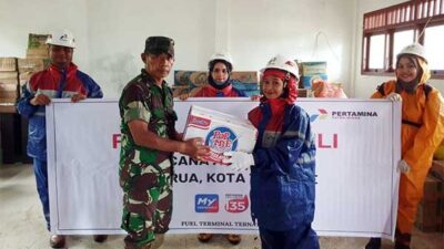 Peduli Kemanusiaan, Pertamina Pamalu Bantu Korban Banjir Bandang Ternate
