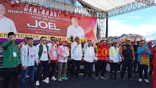 JOEL Deklarasi Maju Pilkada Mimika4