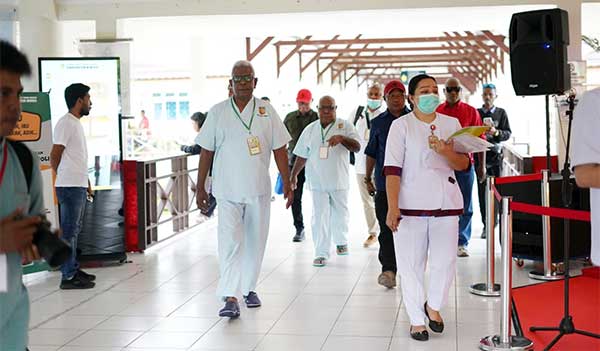 JOEL Jalani Rikkes di RS Mimika2