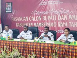 4 Paslon Resmi Daftar ke KPU Mamberamo Raya