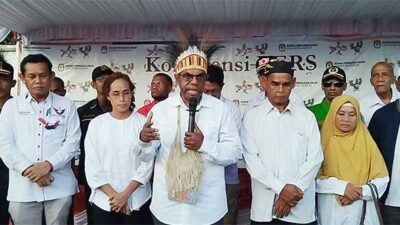 Begini Komitmen Calon Bupati Piter Gusbager Bangun Keerom Kedepan