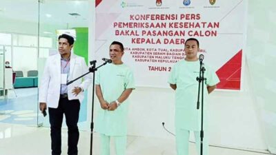 Paslon HATI rikkes di RSUP Leimena Ambon