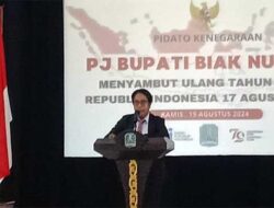 Pidato Kenegaraan Pj Bupati Biak: Jaga Persatuan