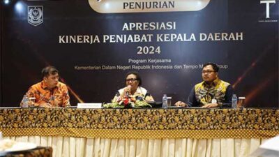 Pj Gub PT Nominasi Apresiasi Kinerja Pj KADA
