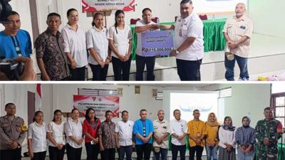 Pj Negeri Hative Besar Lantik Pengurus BUMDEK