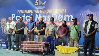 Resmi Jadi Kader, Daniel Asmorom Diusulkan Jabat Wakil Ketua DPD NasDem Teluk Bintuni