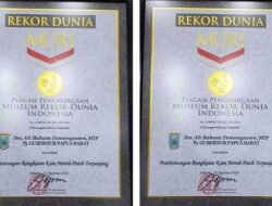 Rekor MURI Dunia Untuk Pj Gubernur Papua Barat Dikecam, Ada Apa?