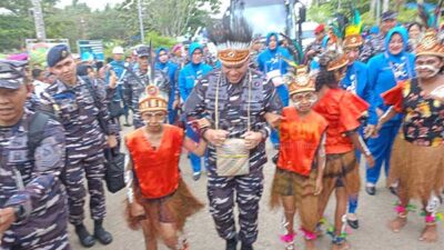Gelar Karya Bakti di Distrik Waisai Raja Ampat, Bukti TNI AL Peduli Rakyat