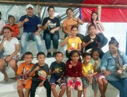 BMW didampingi Sang Istri Nobar Turnamen Gawang Mini di Hative Besar, Ini Harapannya