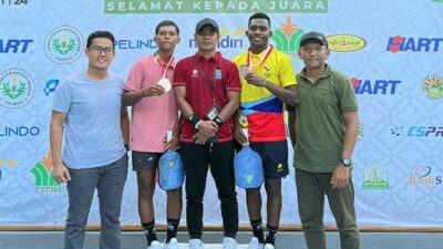 Cabor Pickleball Ganda Putra PBD Raih Perunggu