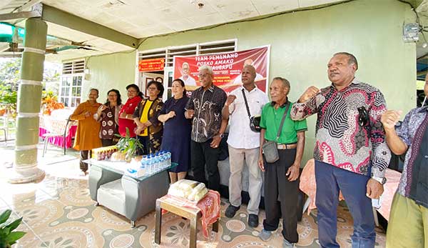 Posko Amako Berdiri, Masyarakat Mimikawee Kaugapu Siap Menangkan JOEL 2 JOEL Posko Amako Berdiri2