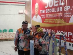 Resmikan Posko, Warga Tim Sedulur Pastikan JOEL Menang di SP 1